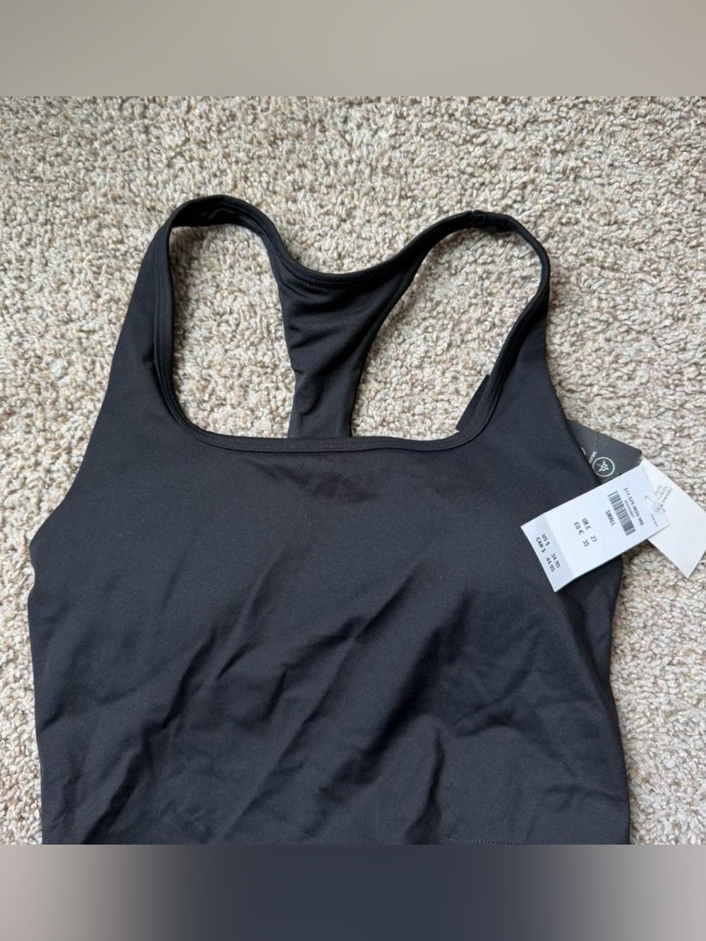 Gillyhicks Black Racerback Sports Bra Tank